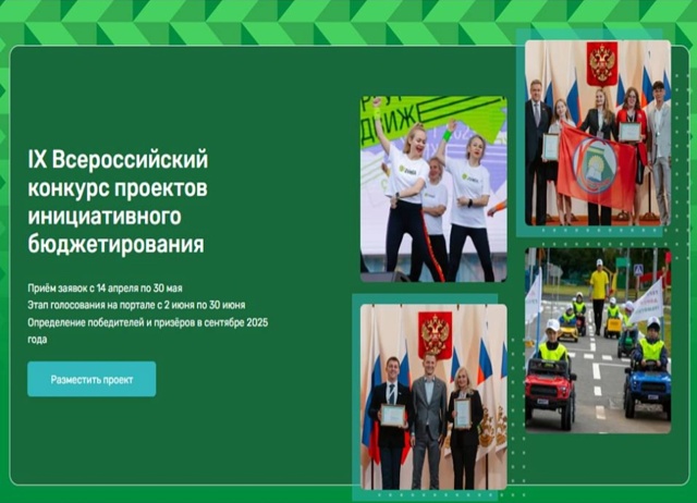 IX Всероссийский конкурс проектов инициативного бюджетирования..